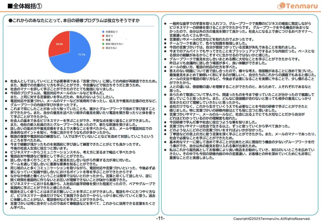 25年新入社員フィードバック1